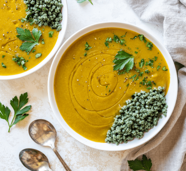 VEGETABLE SOUP WITH SPIRULINA STELLINE – Sarafino