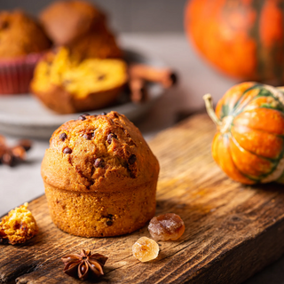 CHESTNUT FLOUR PUMPKIN MUFFINS