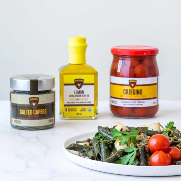 SPIRULINA SEAFOOD PASTA – Sarafino