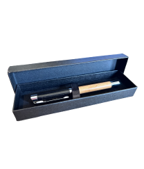 Olive Wood Rotating Ballpoint Pen and Box