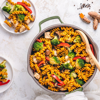 Turmeric & Pepper Pasta, Fusilli