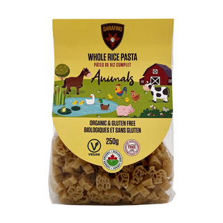 Whole Rice Pasta, Animal Shapes
