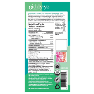 60g Mint 76% Dark Chocolate Bar
