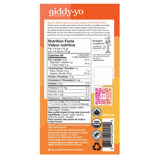 60g Orange 76% Dark Chocolate Bar