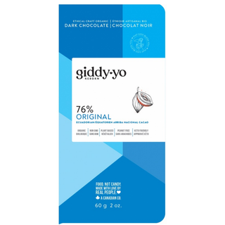 60g Original 76% Dark Chocolate Bar
