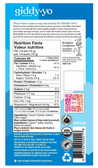 60g Original 76% Dark Chocolate Bar