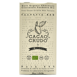 80% Cacao Raw Dark Chocolate