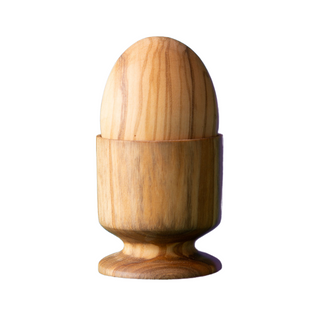 Olive Wood Egg Support