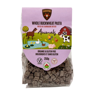 Whole Buckwheat Pasta, Animal Shapes